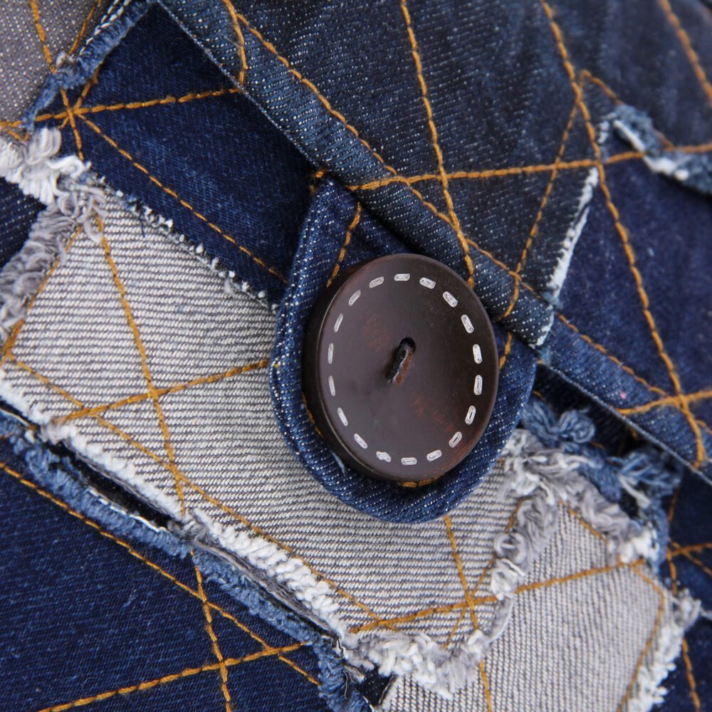 Denim Braided Handbag - Image 4