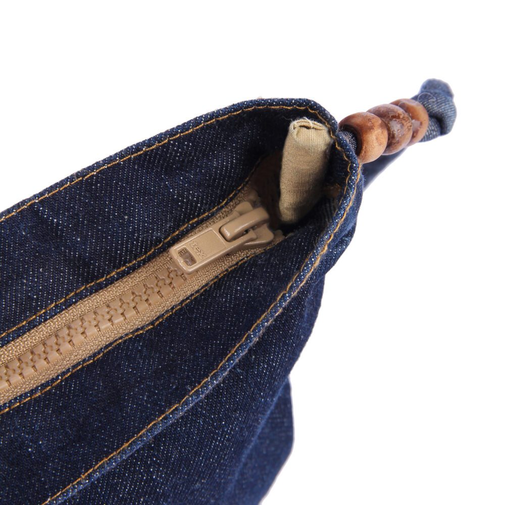 Denim Patch Sling Bag - Image 4
