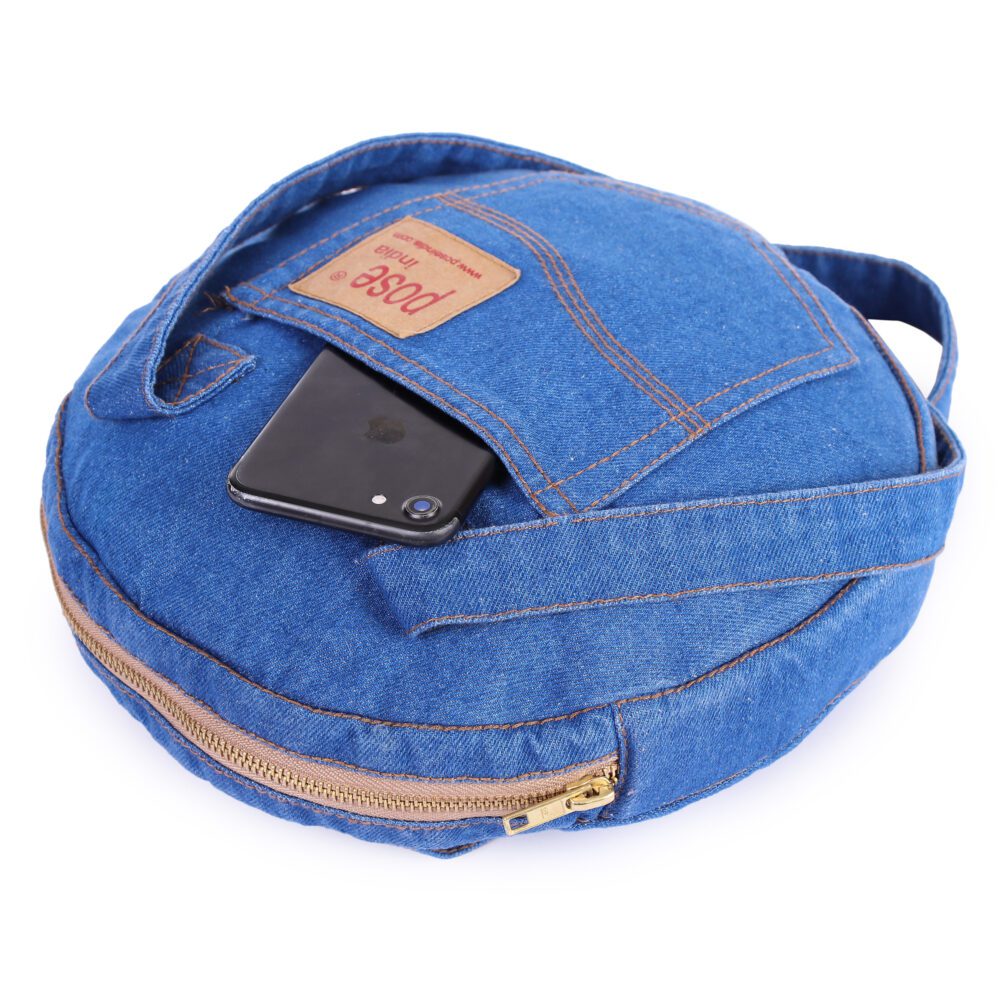 Stylish Denim Handbag - Image 5