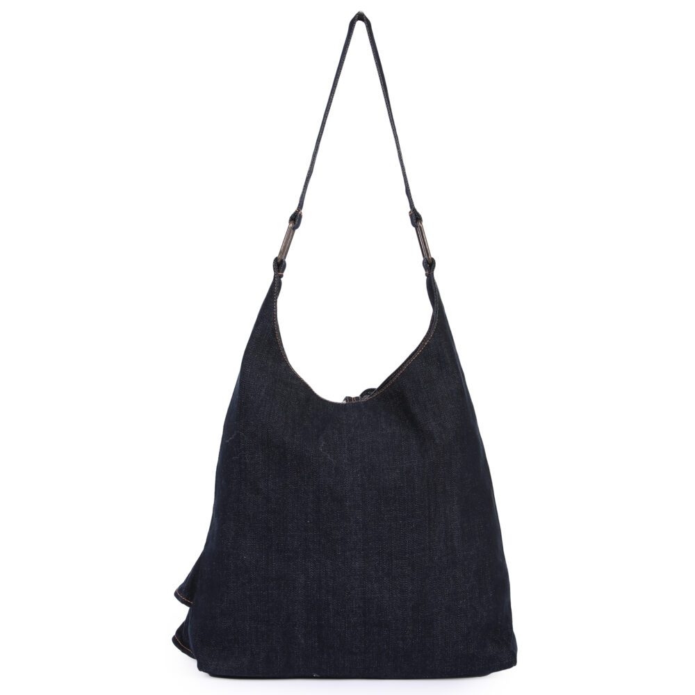 Denim Flower Tote Bag - Image 12