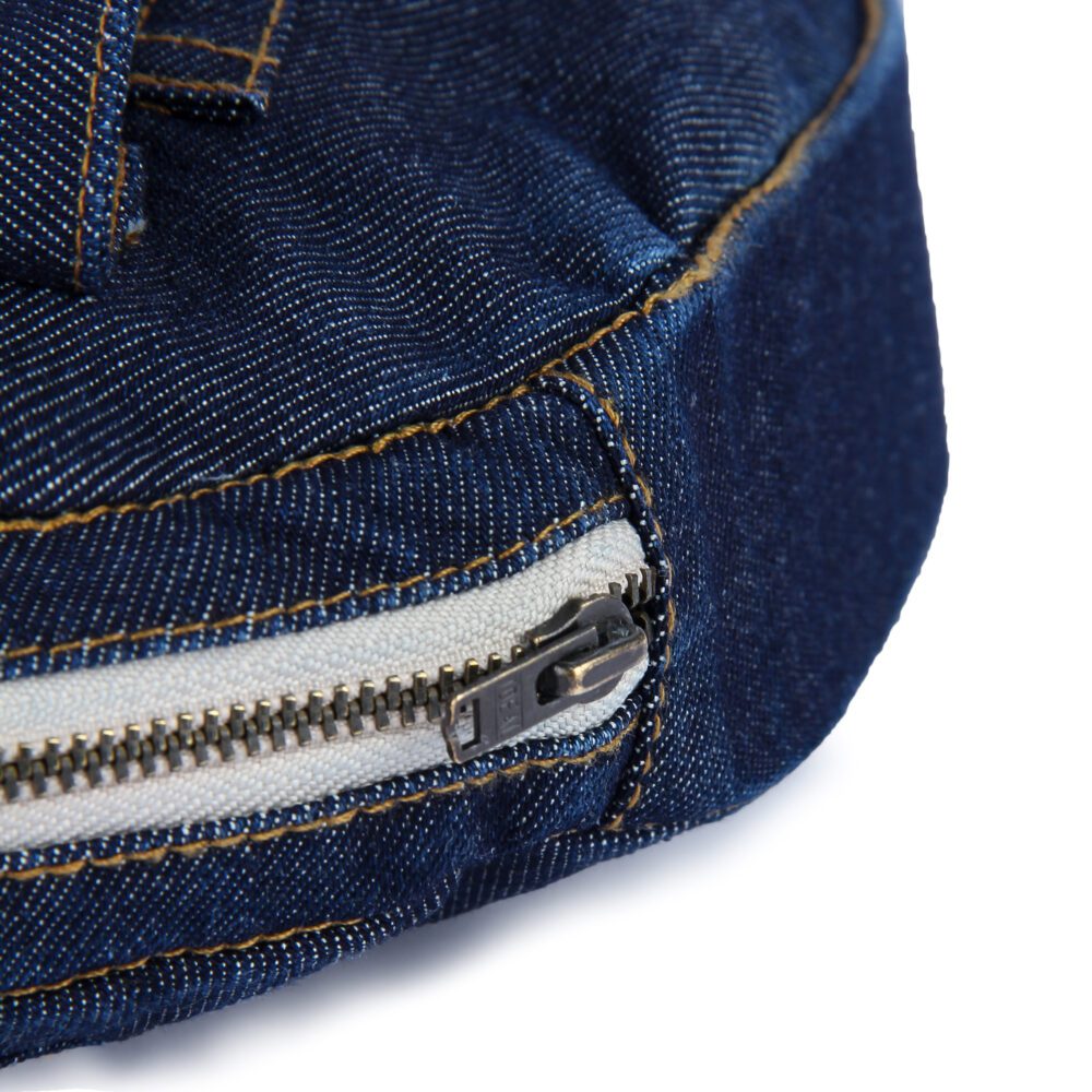 Stylish Denim Round Bag - Image 5