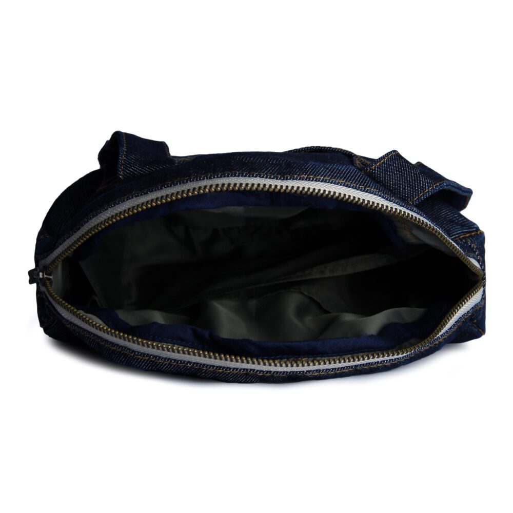 Stylish Denim Round Bag - Image 6