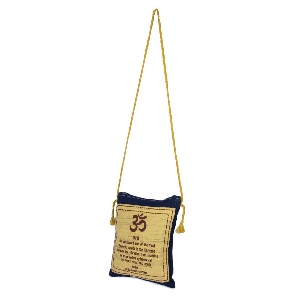 Denim Embriodery Sling Bag - Image 3