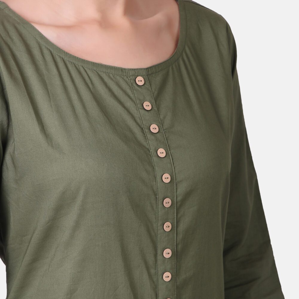 Cotton Long Dress - Image 17