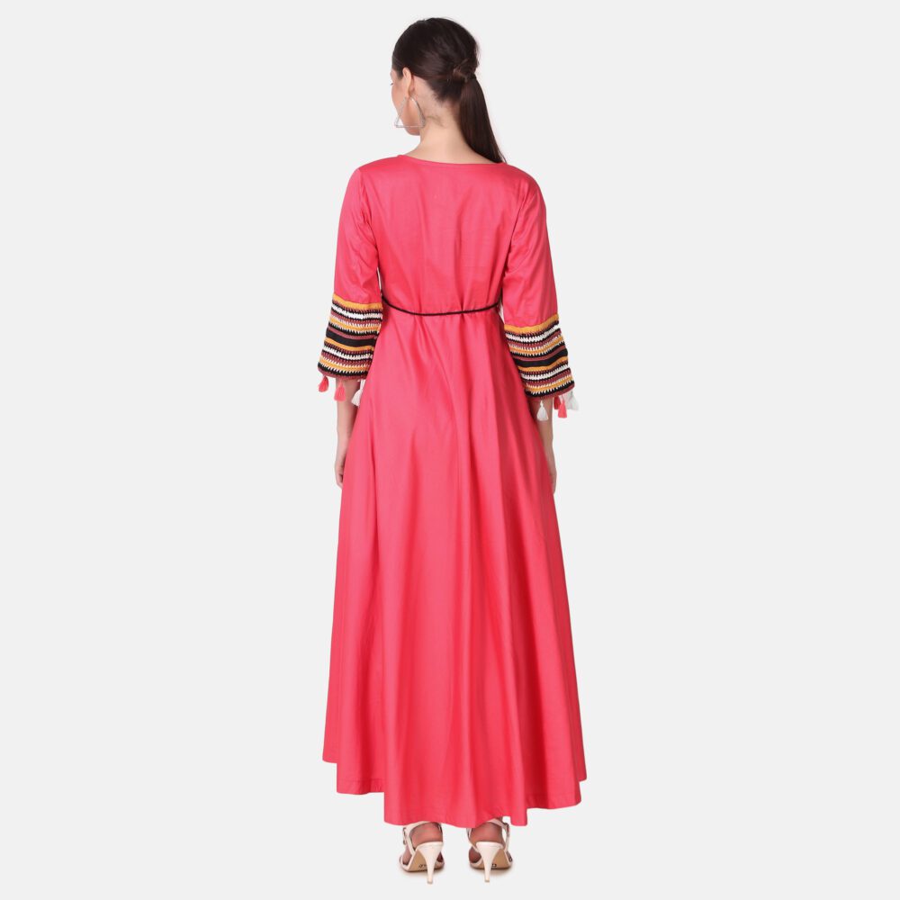 Cotton Satin Dress - Image 2