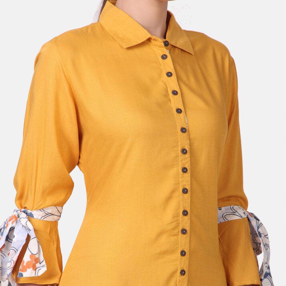 Rayon Front Slit Dress - Image 7