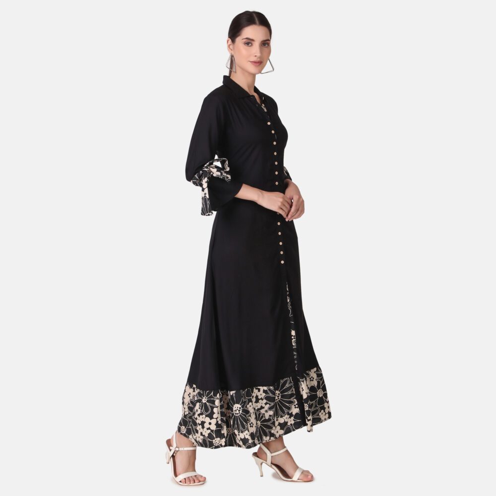 Rayon Front Slit Dress - Image 12