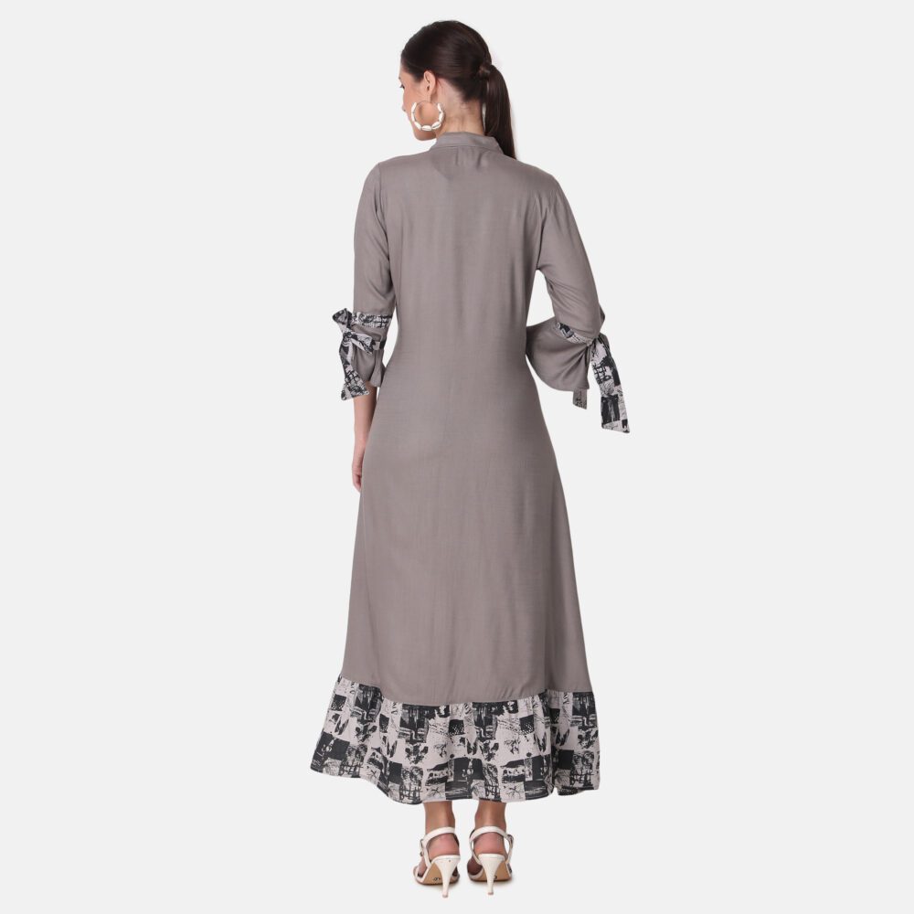 Rayon Front Slit Dress - Image 15