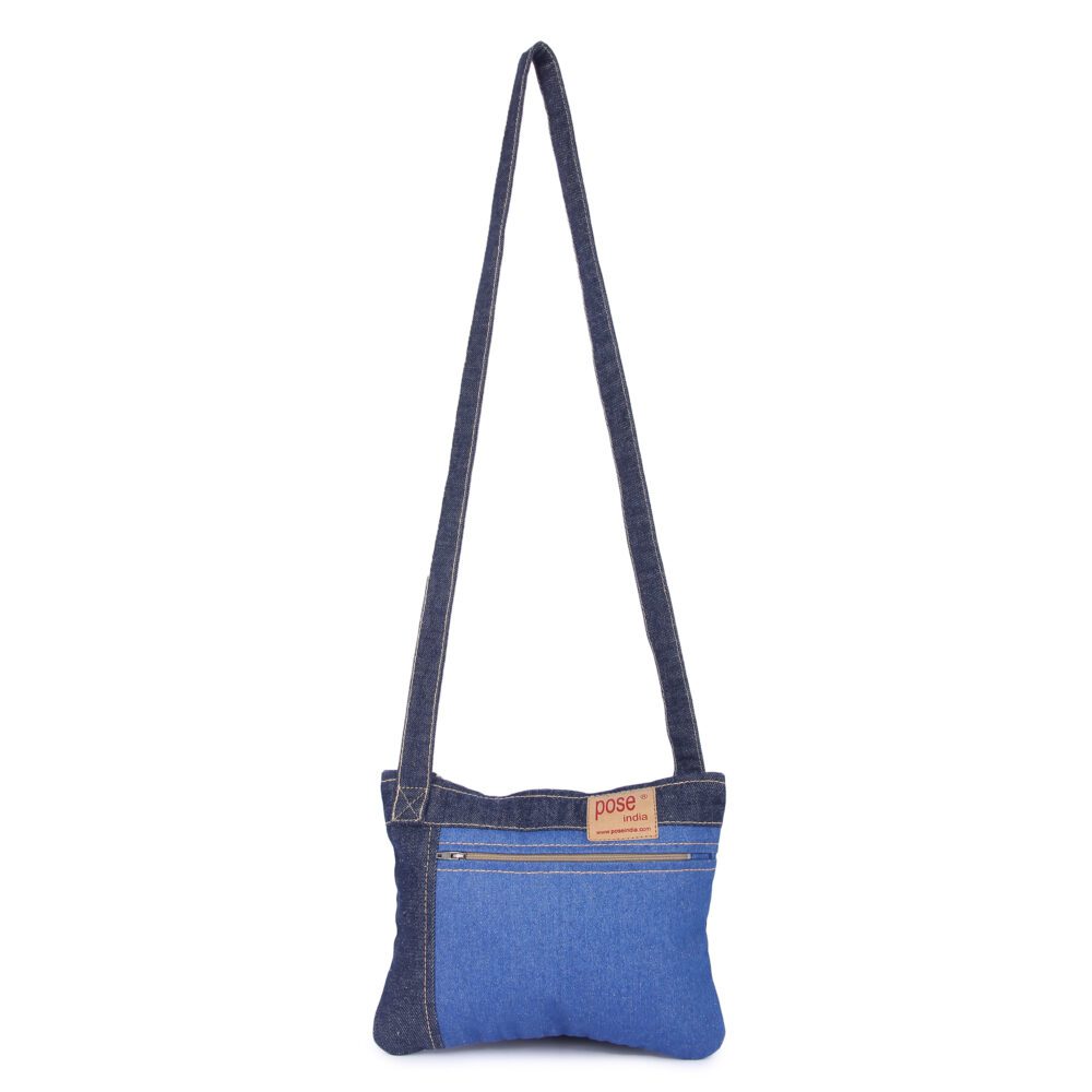 Double zipper sling bag