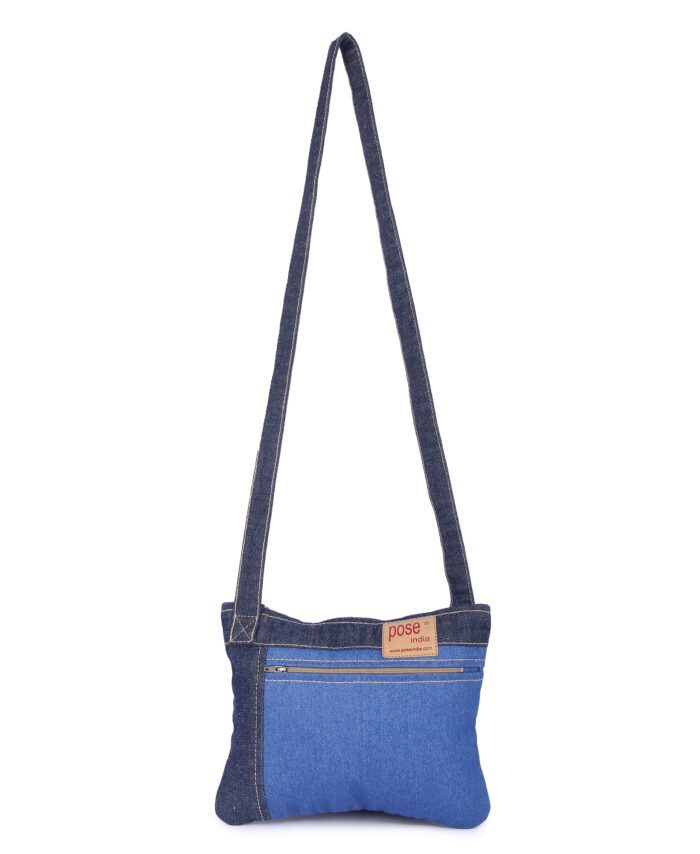 Double zipper sling bag