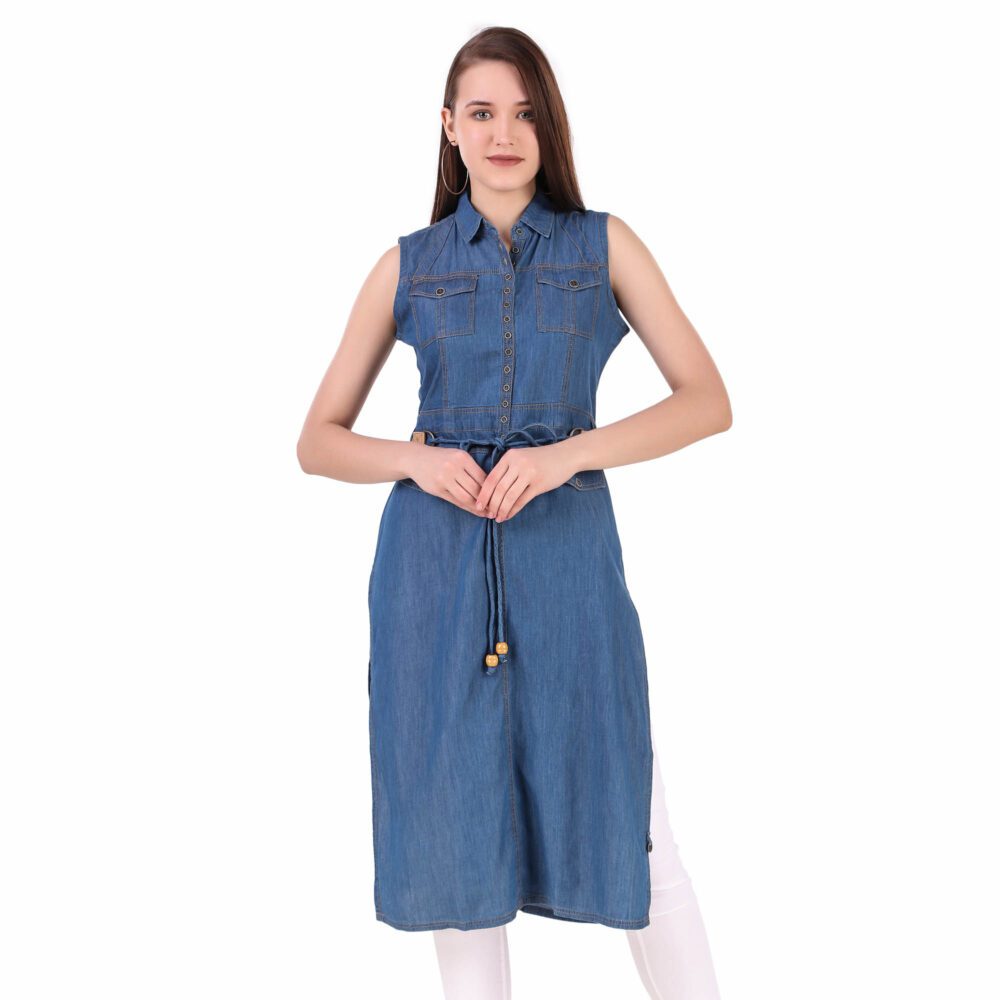 Denim Kurti - Image 3