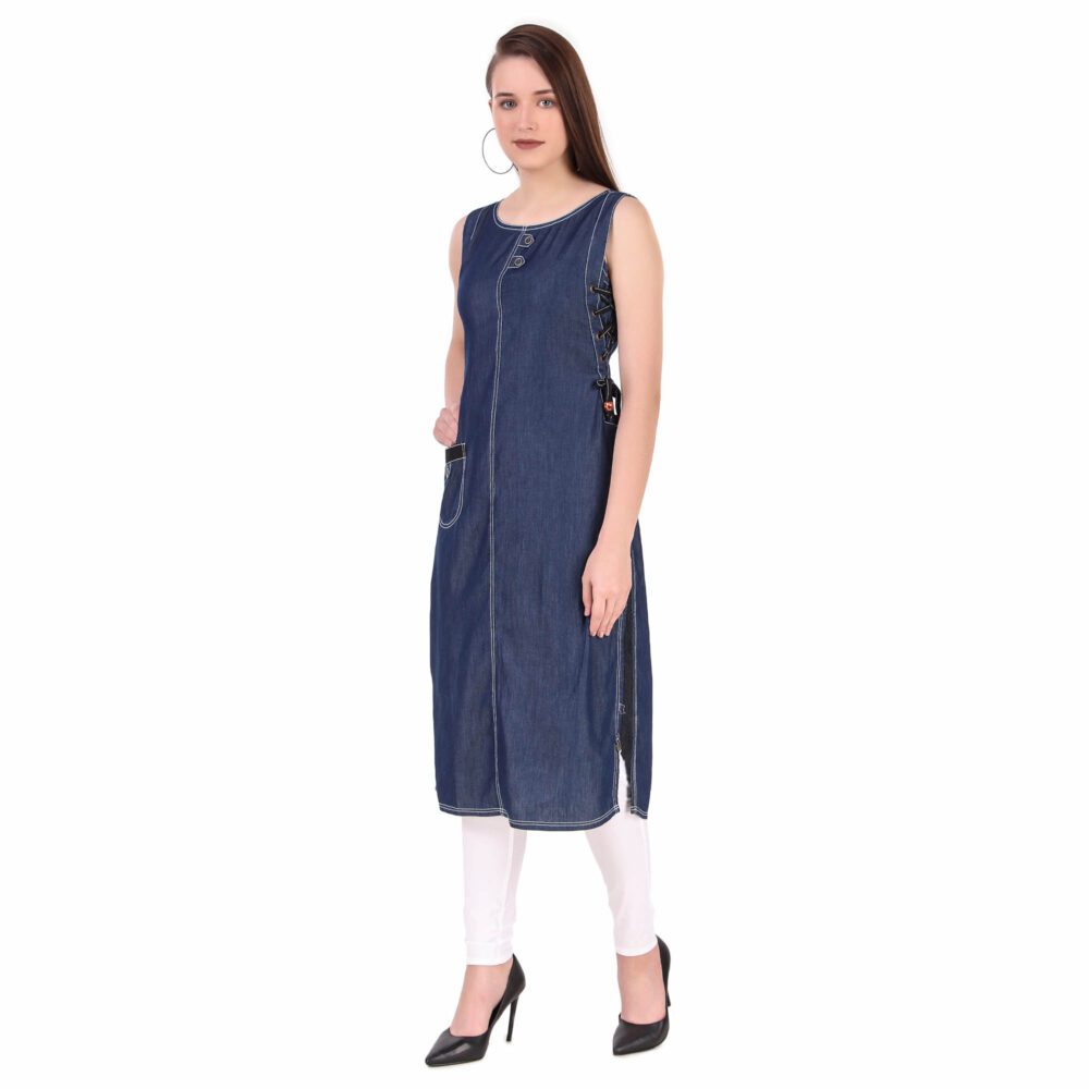 Denim Kurti - Image 7