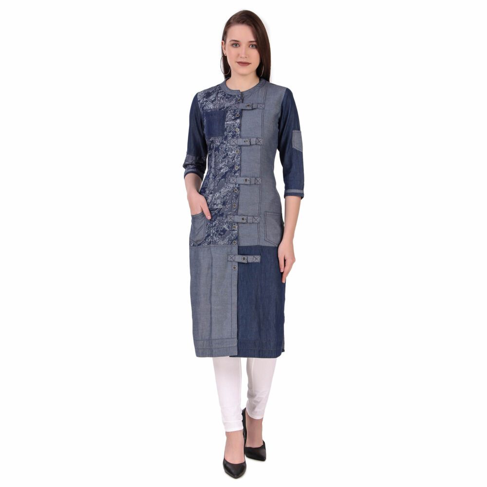 Denim Kurti - Image 11