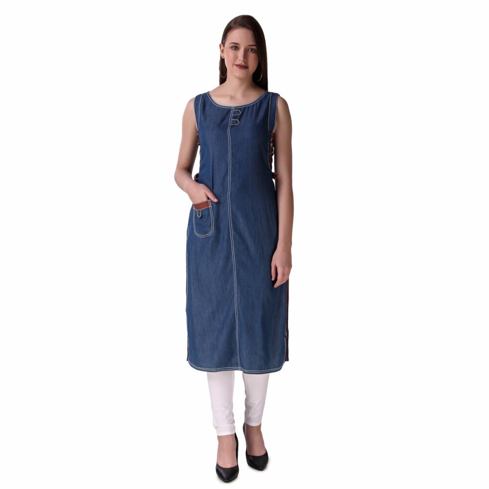 Denim Kurti - Image 9