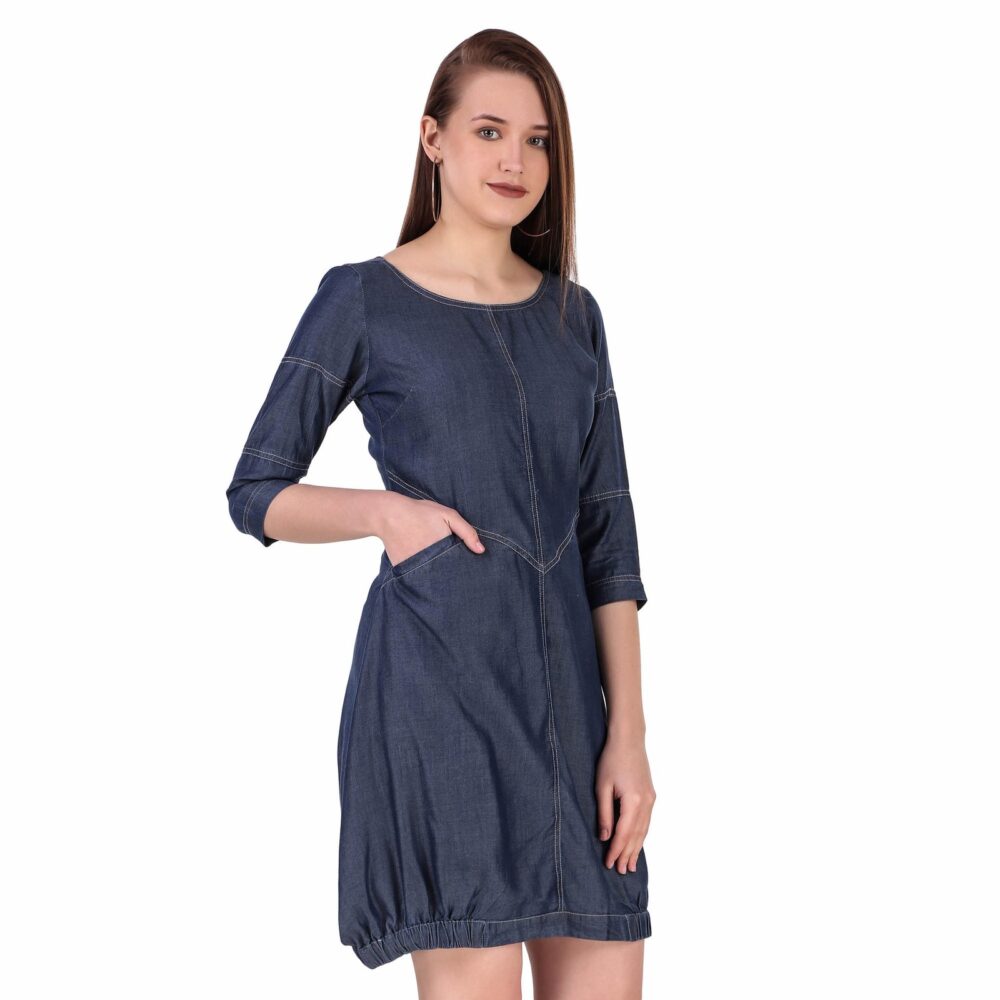 Denim Dress - Effortless Style by Pose India - Image 3