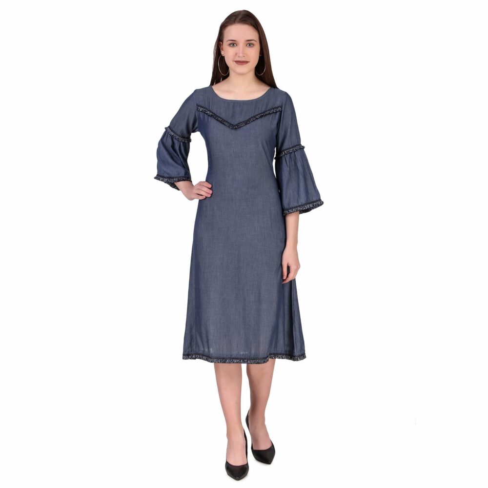 Denim Dress - Timeless Fashion by Pose India