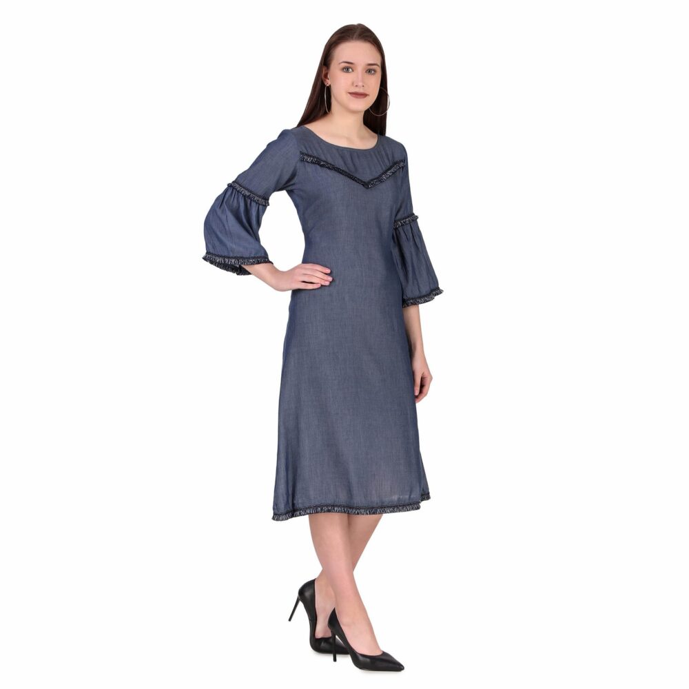 Denim Dress - Timeless Fashion by Pose India - Image 4