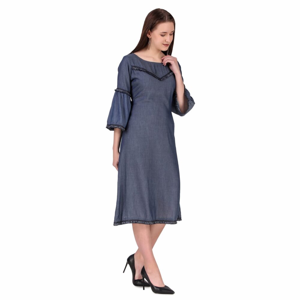Denim Dress - Timeless Fashion by Pose India - Image 5
